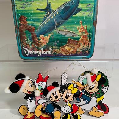 Lot 497: Vintage Disney Lunchbox & Ornaments