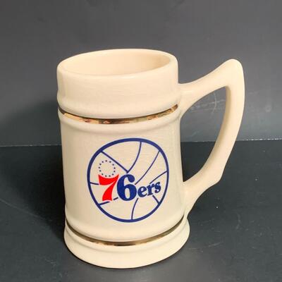 Lot 499: Sports Team Steins, Phillies Snowglobe  & Ornaments