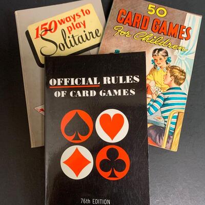 Lot 500: Vintage Card Games, Poker Chips, Parker Brother Game  & More