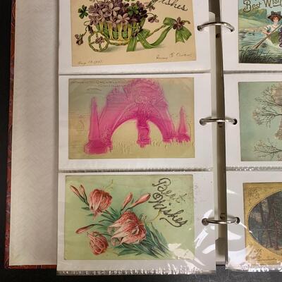 Lot 194: (NEW INFO) Unique Collection of Vintage Postcards!