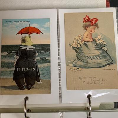 Lot 194: (NEW INFO) Unique Collection of Vintage Postcards!