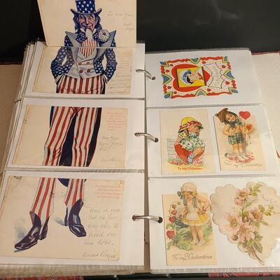 Lot 194: (NEW INFO) Unique Collection of Vintage Postcards!