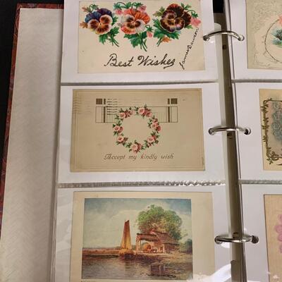 Lot 194: (NEW INFO) Unique Collection of Vintage Postcards!