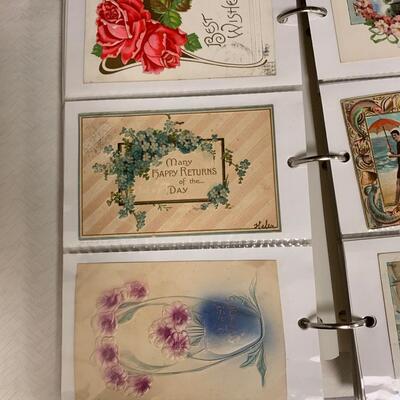 Lot 194: (NEW INFO) Unique Collection of Vintage Postcards!