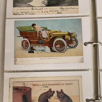 Lot 194: (NEW INFO) Unique Collection of Vintage Postcards!
