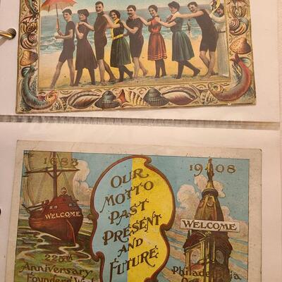 Lot 194: (NEW INFO) Unique Collection of Vintage Postcards!