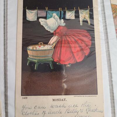 Lot 194: (NEW INFO) Unique Collection of Vintage Postcards!