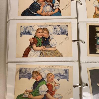 Lot 194: (NEW INFO) Unique Collection of Vintage Postcards!