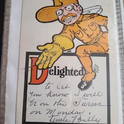 Lot 194: (NEW INFO) Unique Collection of Vintage Postcards!