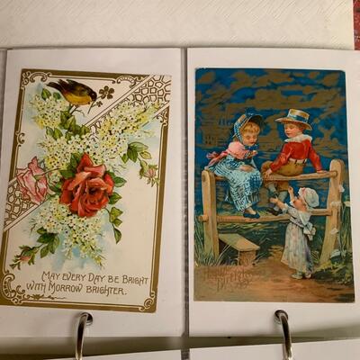 Lot 194: (NEW INFO) Unique Collection of Vintage Postcards!