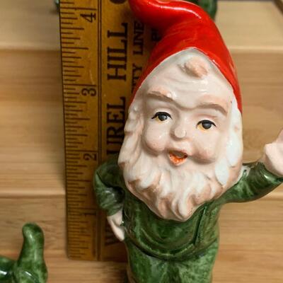 Lot 195: Vintage  Gnome Elf Figurines