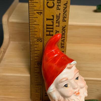 Lot 195: Vintage  Gnome Elf Figurines