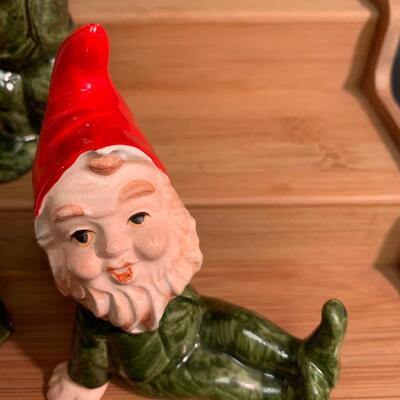Lot 195: Vintage  Gnome Elf Figurines