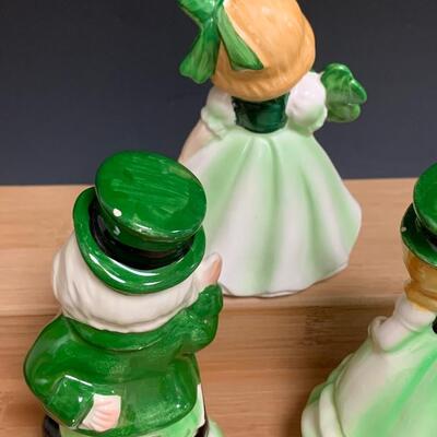 Lot 197: Vintage Lefton, Irish Figurines, and Trinket Box