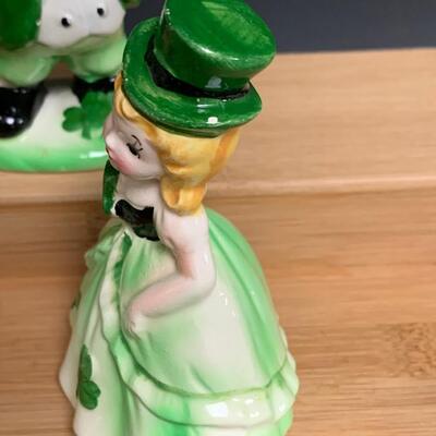 Lot 197: Vintage Lefton, Irish Figurines, and Trinket Box