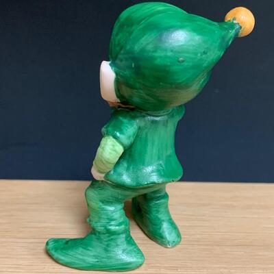 Lot 198: Vintage Irish Dancers, Leprechaun & Lefton Elves,