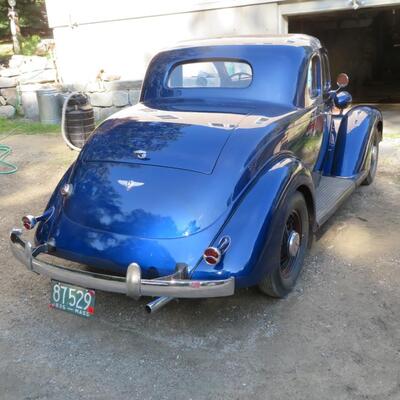 Antique 1935 PLYMOUTH PJ COUPE BLUE 2 DOOR 51k Miles Restored