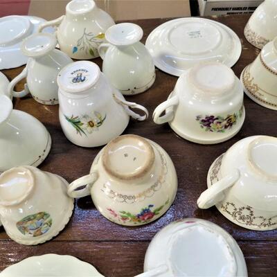 Large Assorted Vintage Tea Cup Saucer, Plates & Cups LOT China Porcelain USA America