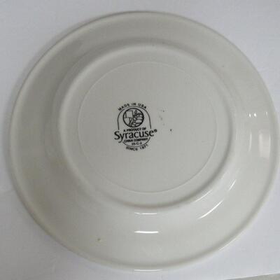 2 Vintage Plates Syracuse China, Heavy China