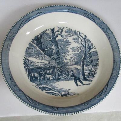 Vintage Currier and Ives Pie Plate