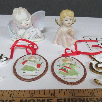 Nice Lot of Christmas and Other Angels, Lefton, and Others