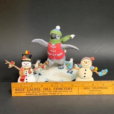 Lot 354: Lenox "Follow the Leader" and "A Windy Day"  Sculptures.