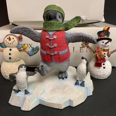 Lot 354: Lenox "Follow the Leader" and "A Windy Day"  Sculptures.