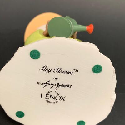 Lot 355: Lenox  Sweet as Pie,  May Flower and  Little Miss Snowflake Sculputures