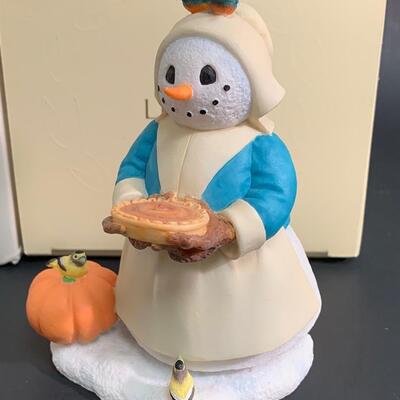 Lot 355: Lenox  Sweet as Pie,  May Flower and  Little Miss Snowflake Sculputures