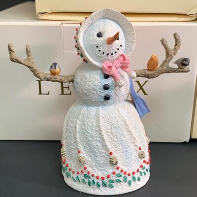 Lot 355: Lenox  Sweet as Pie,  May Flower and  Little Miss Snowflake Sculputures
