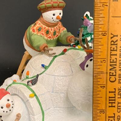 Lot 356: Lenox Christmas Playtime Sculpture