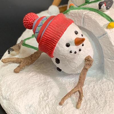 Lot 356: Lenox Christmas Playtime Sculpture