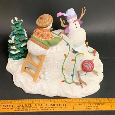 Lot 356: Lenox Christmas Playtime Sculpture