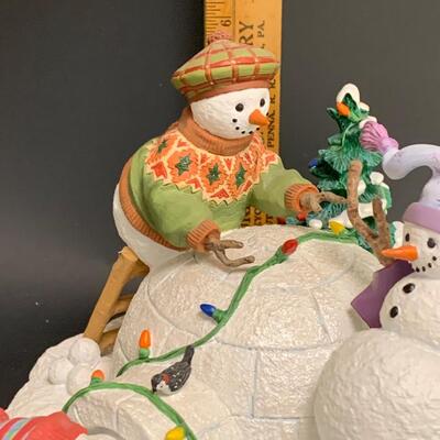 Lot 356: Lenox Christmas Playtime Sculpture