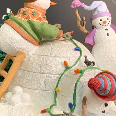 Lot 356: Lenox Christmas Playtime Sculpture
