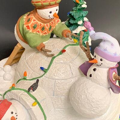 Lot 356: Lenox Christmas Playtime Sculpture