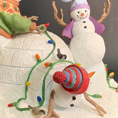 Lot 356: Lenox Christmas Playtime Sculpture