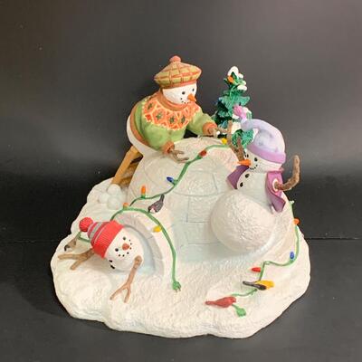 Lot 356: Lenox Christmas Playtime Sculpture