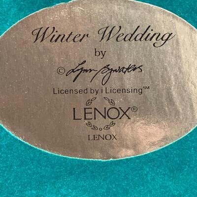Lot 357 Lenox Winter Wedding Sculpture