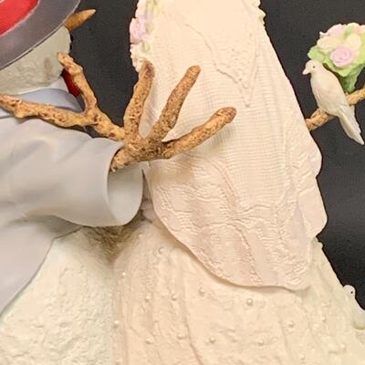 Lot 357 Lenox Winter Wedding Sculpture