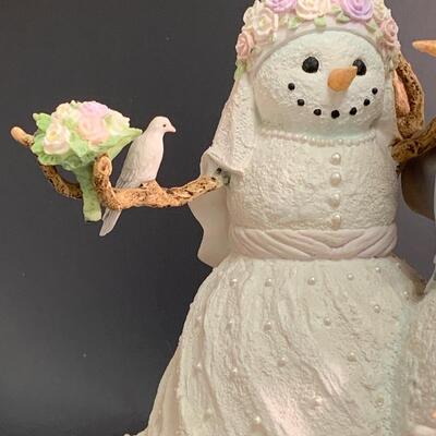 Lot 357 Lenox Winter Wedding Sculpture