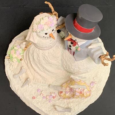 Lot 357 Lenox Winter Wedding Sculpture