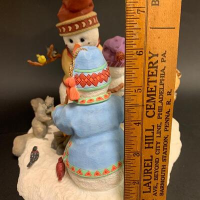 Lot 358 Lenox Campfire Friends Sculpture w/Box