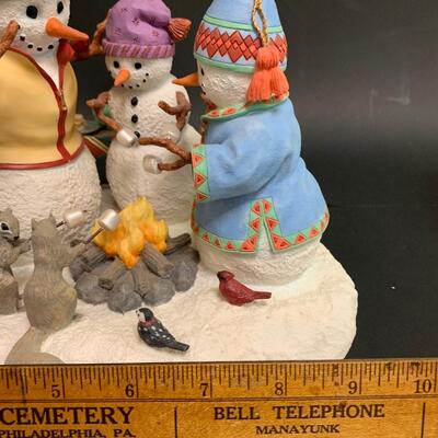 Lot 358 Lenox Campfire Friends Sculpture w/Box