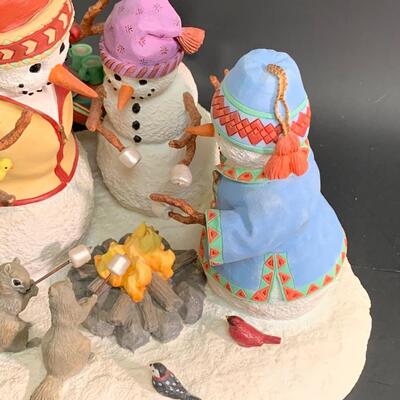 Lot 358 Lenox Campfire Friends Sculpture w/Box