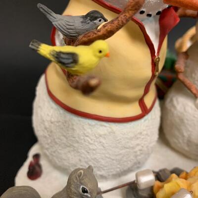 Lot 358 Lenox Campfire Friends Sculpture w/Box