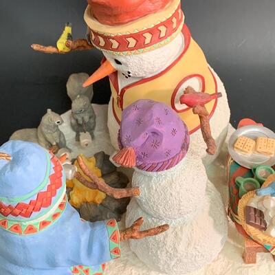 Lot 358 Lenox Campfire Friends Sculpture w/Box