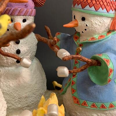 Lot 358 Lenox Campfire Friends Sculpture w/Box