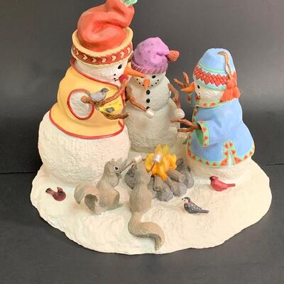 Lot 358 Lenox Campfire Friends Sculpture w/Box