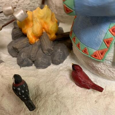 Lot 358 Lenox Campfire Friends Sculpture w/Box